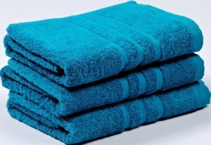 VER Froté ručník UNI azurově modrá Rozměr: 50x100 cm