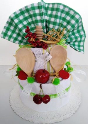 VER Textilní dvoupatrový kuchyňský dort